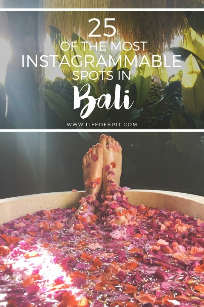 The Best Instagram Spots in Bali