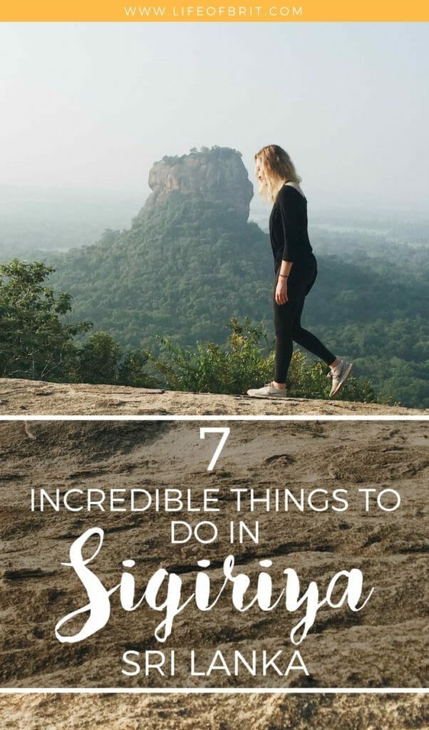 7 things to do in Sigiriya 