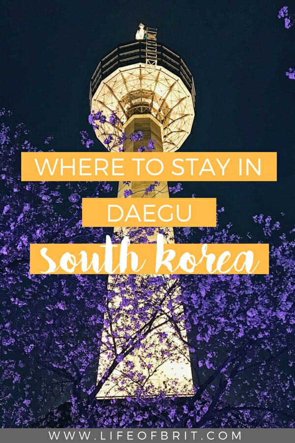 Where to Stay in Daegu, South Korea
