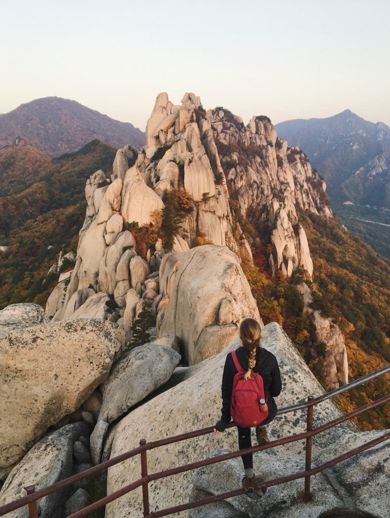 hiking bucket list for South Korea