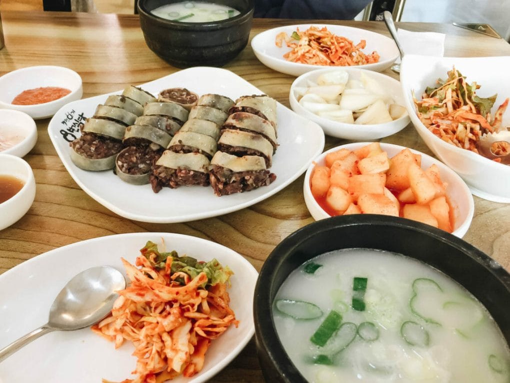 Korean food in Korea