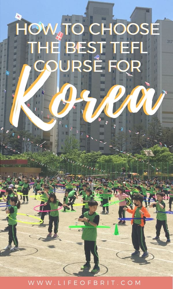 TEFL course for Korea