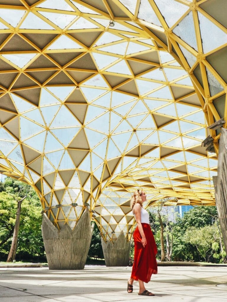 Perdana botanical gardens Kuala Lumpur on a budget