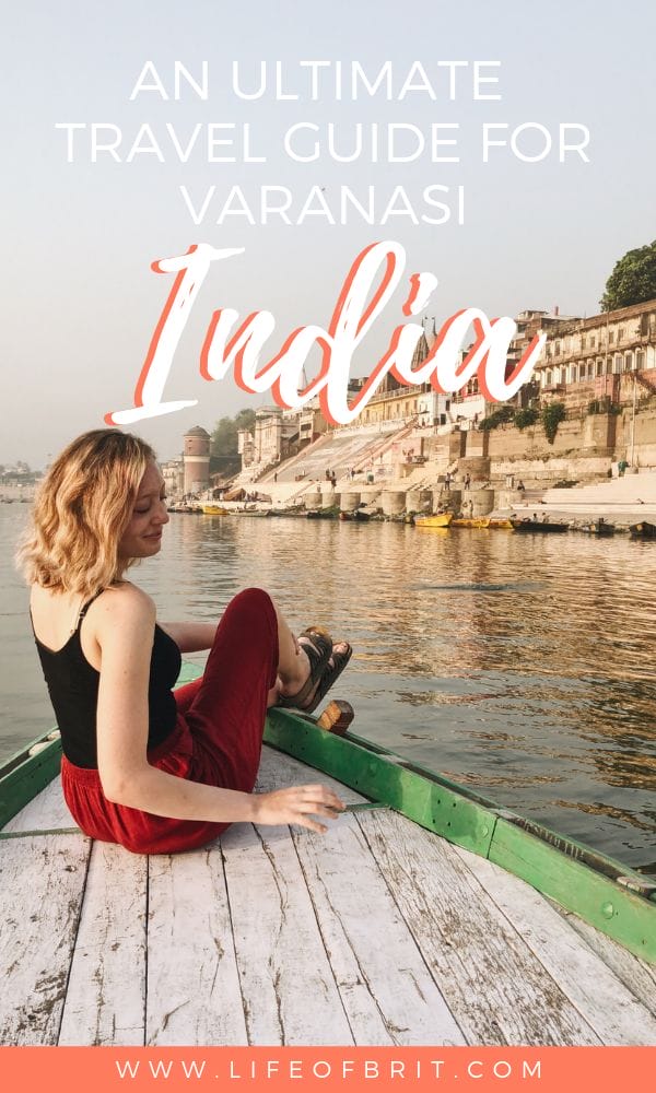 Varanasi Travel Guide Pinterest Graphic 