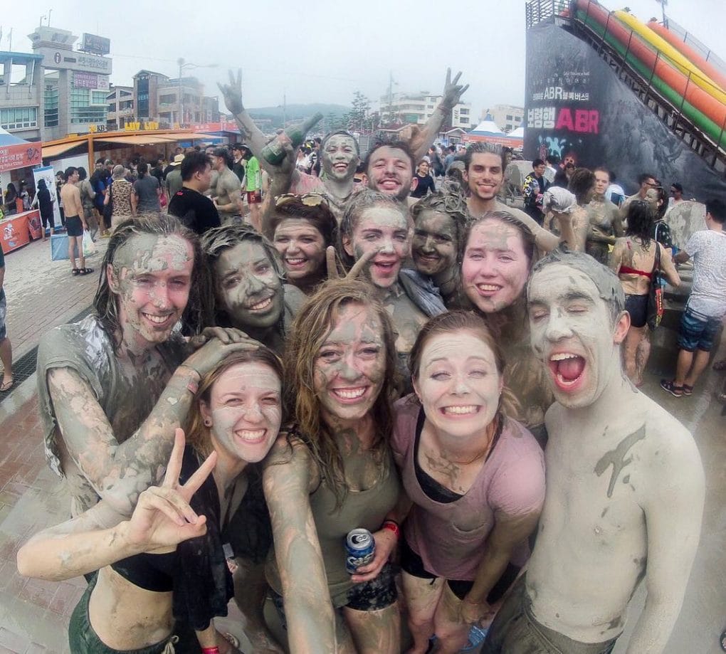 Instagram spots in korea boryeong mud fest