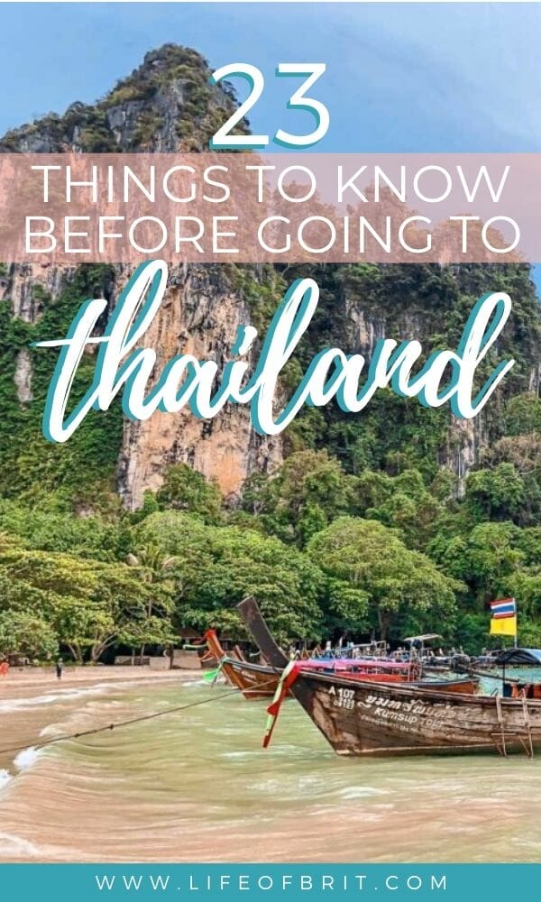 things to know before going to thailand pinterest