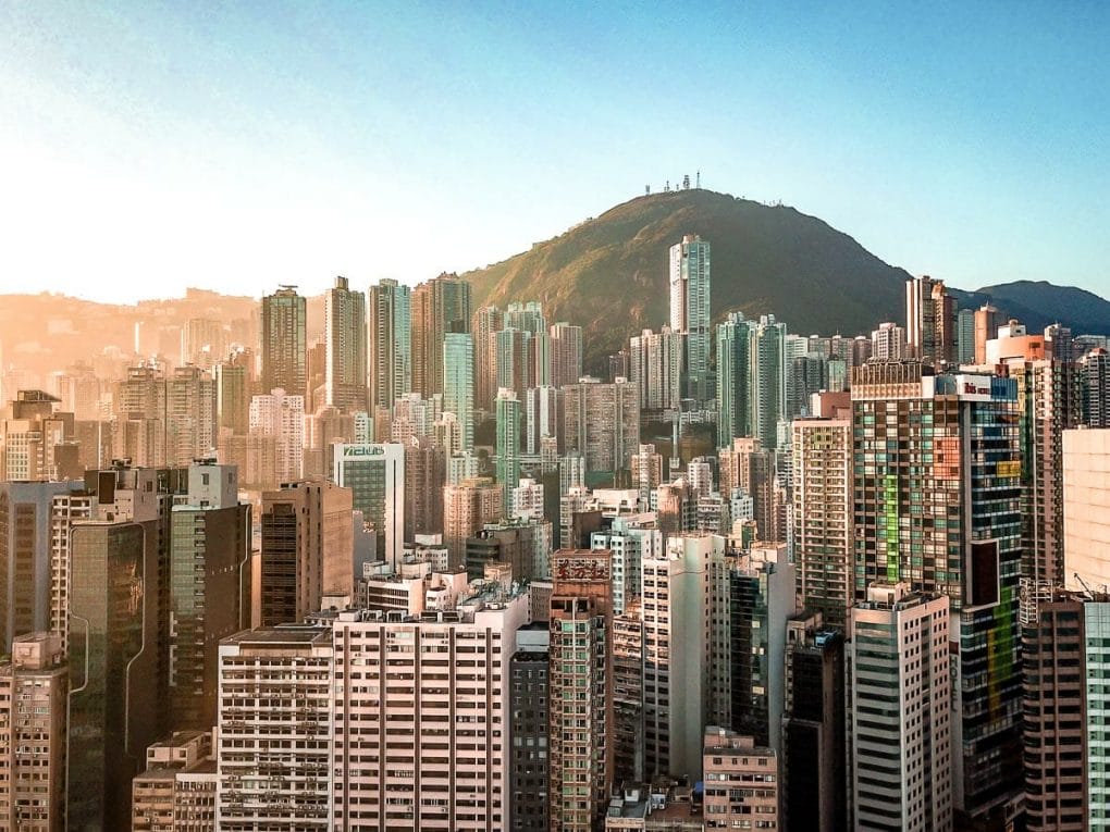 Hong Kong skyline: Teach English abroad