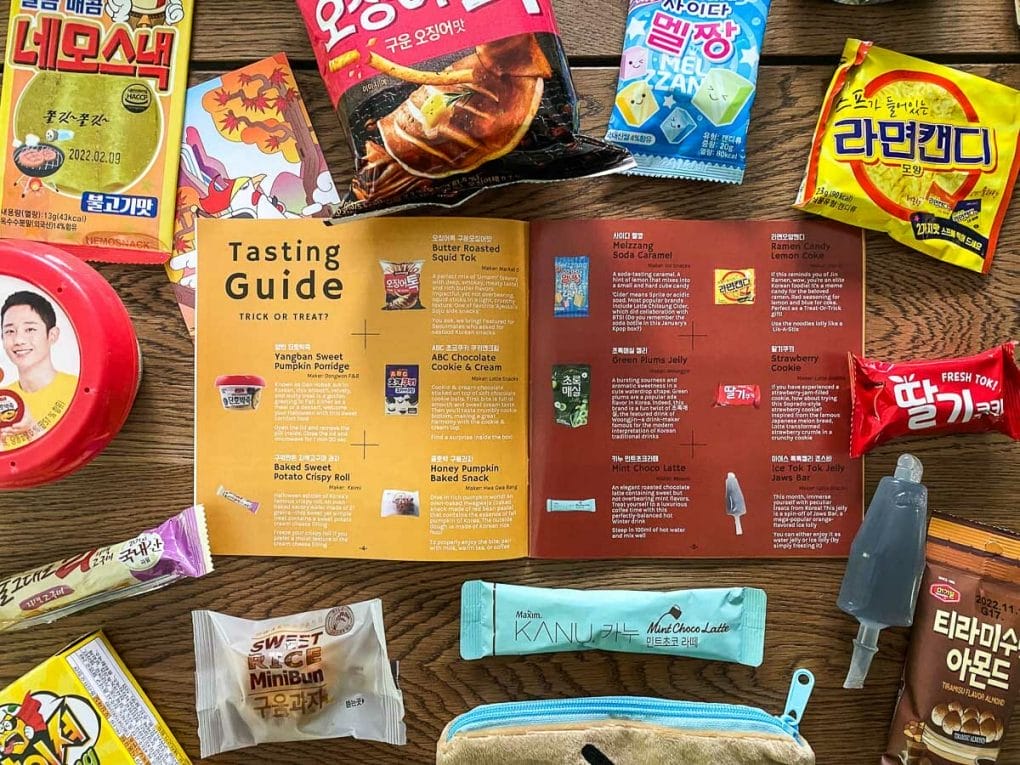 Seoulbox Korean Snack Subscription Box tasting guide