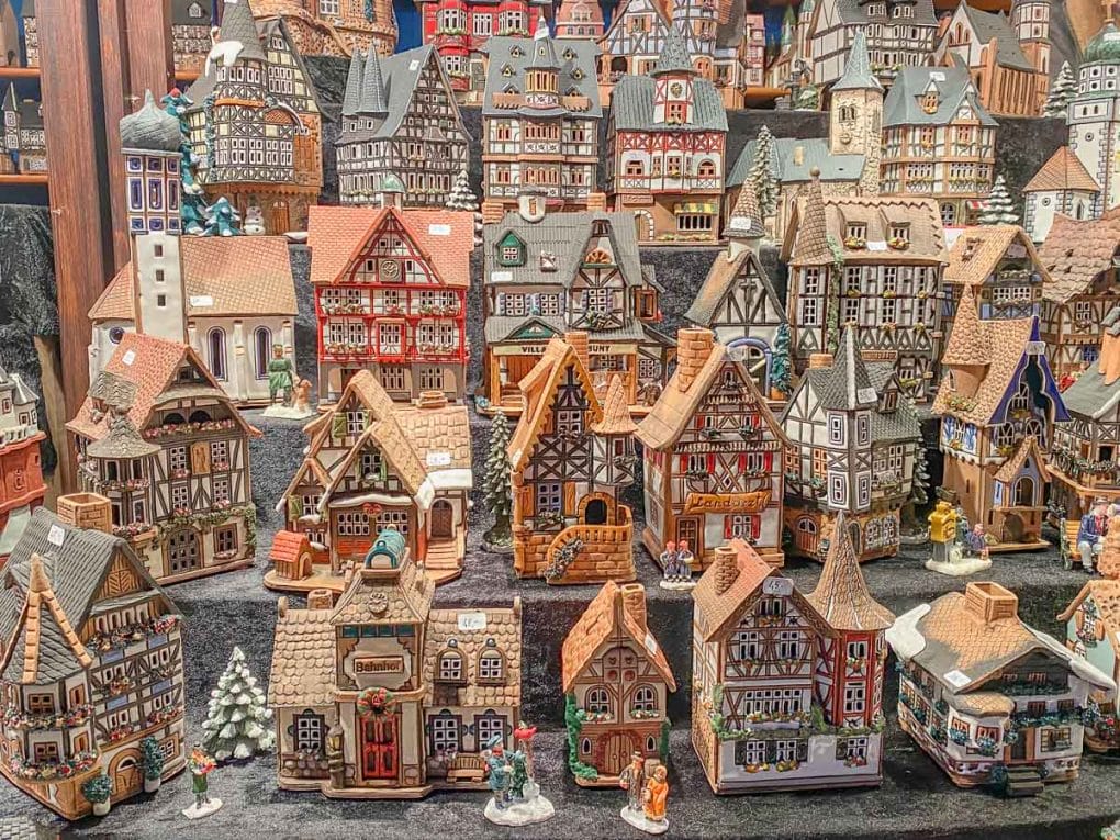 Rothenburg ob der Tauber ceramic houses
