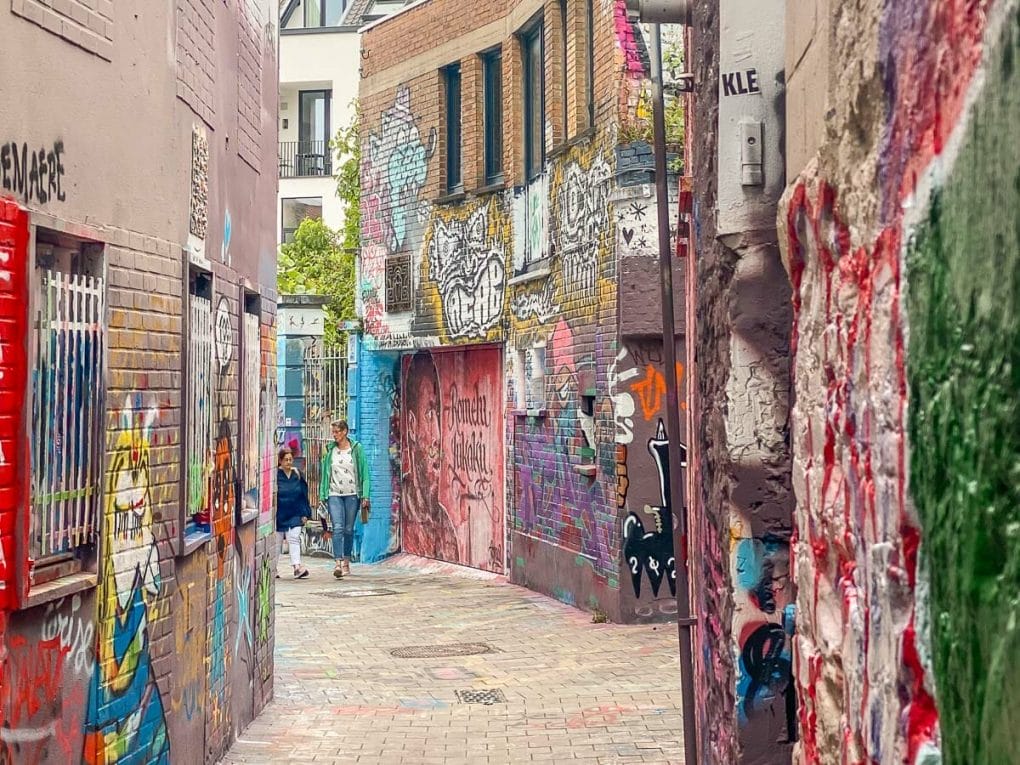 Ghent graffiti alley