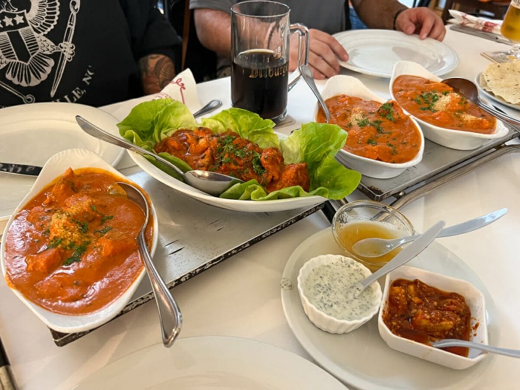 Indian food in Trier
