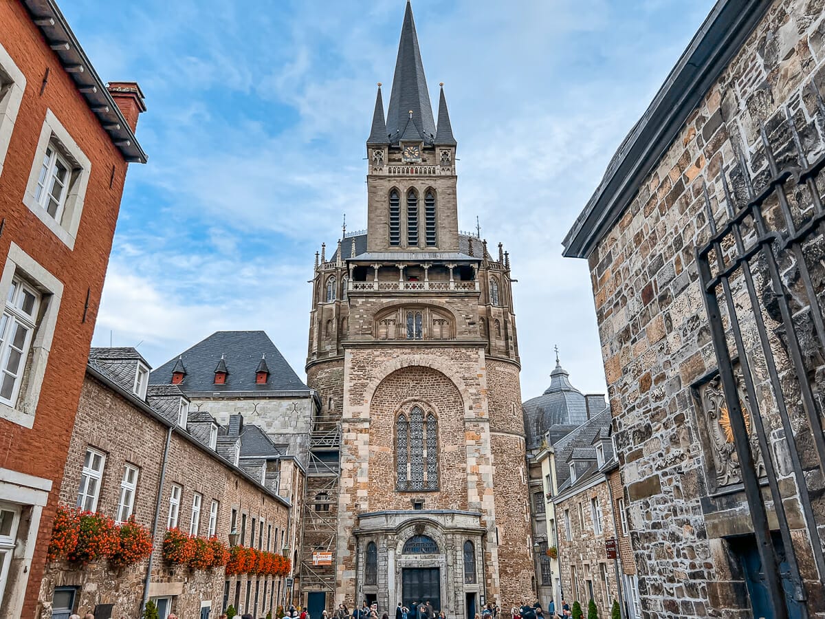 Aachen cathedral entrance