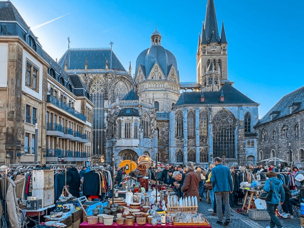 Aachen flea market