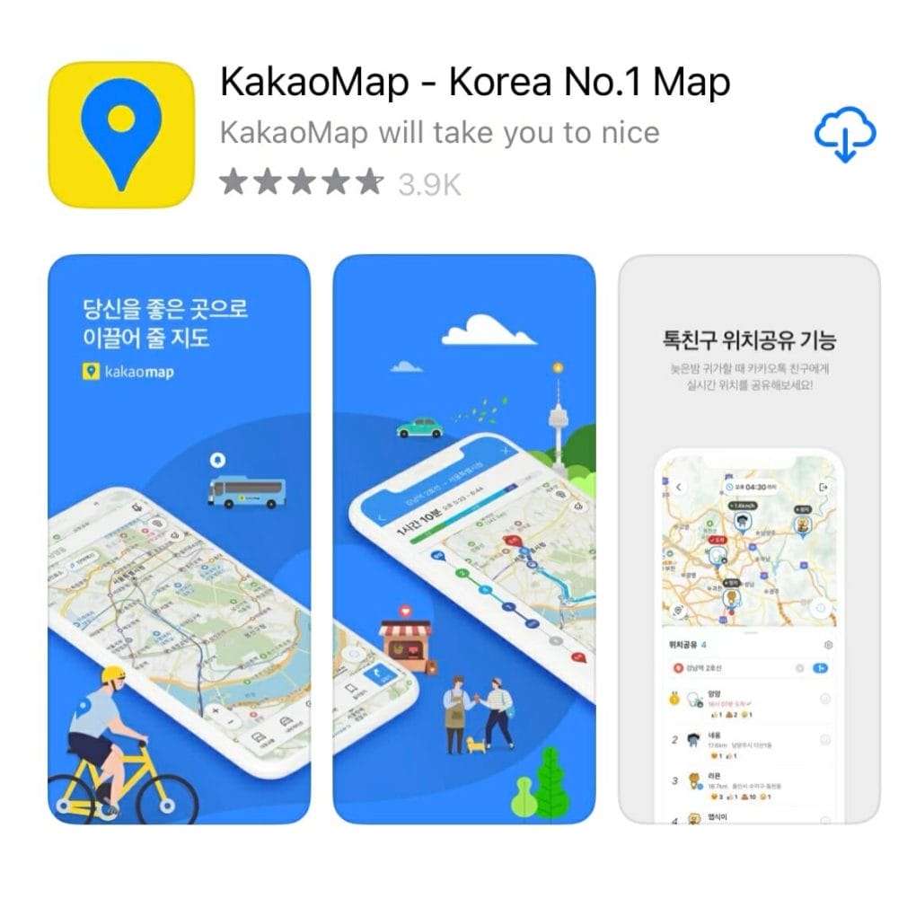 gps app for korea