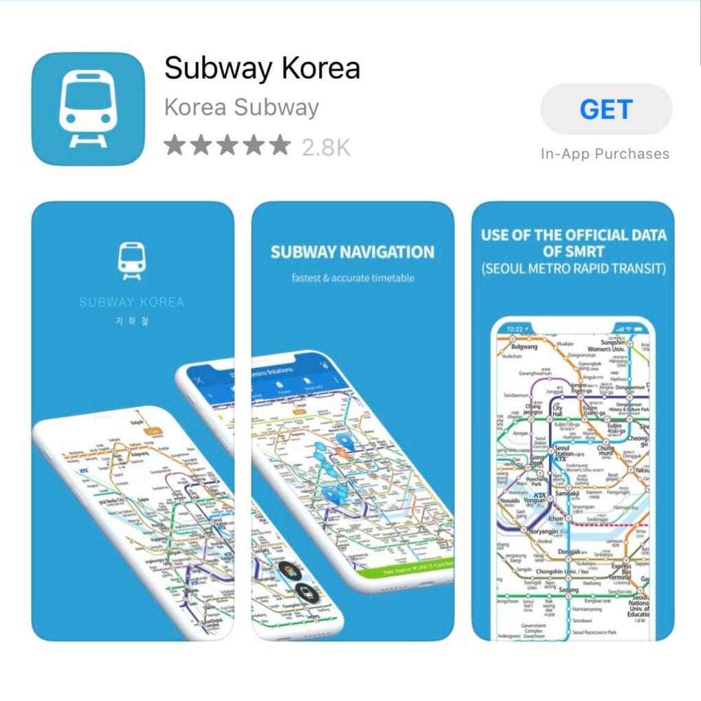 subway korea app