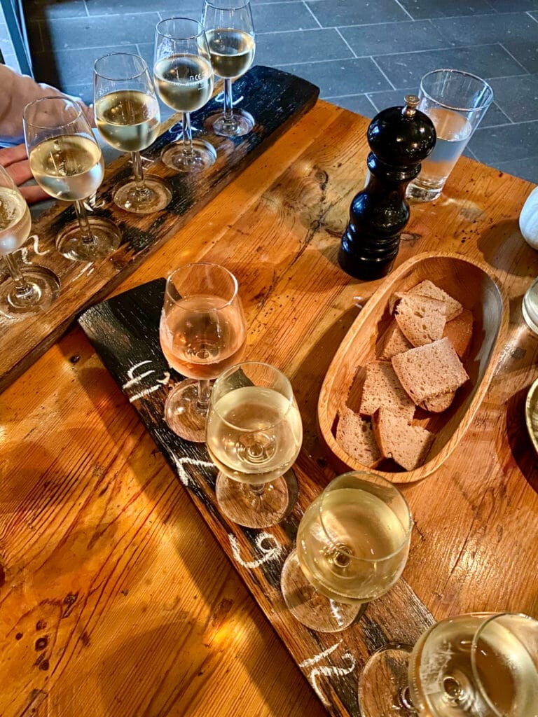 German riesling tasting