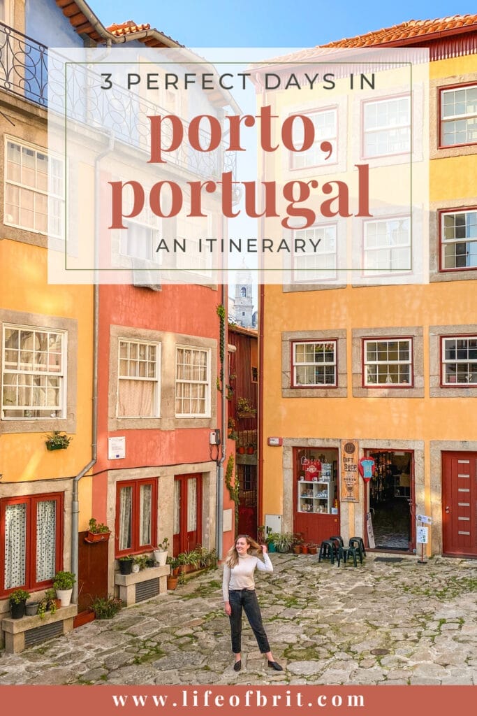 3 days in Porto itinerary graphic