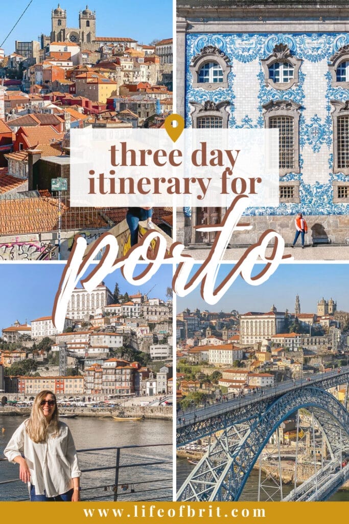 Porto 3 day itinerary graphic