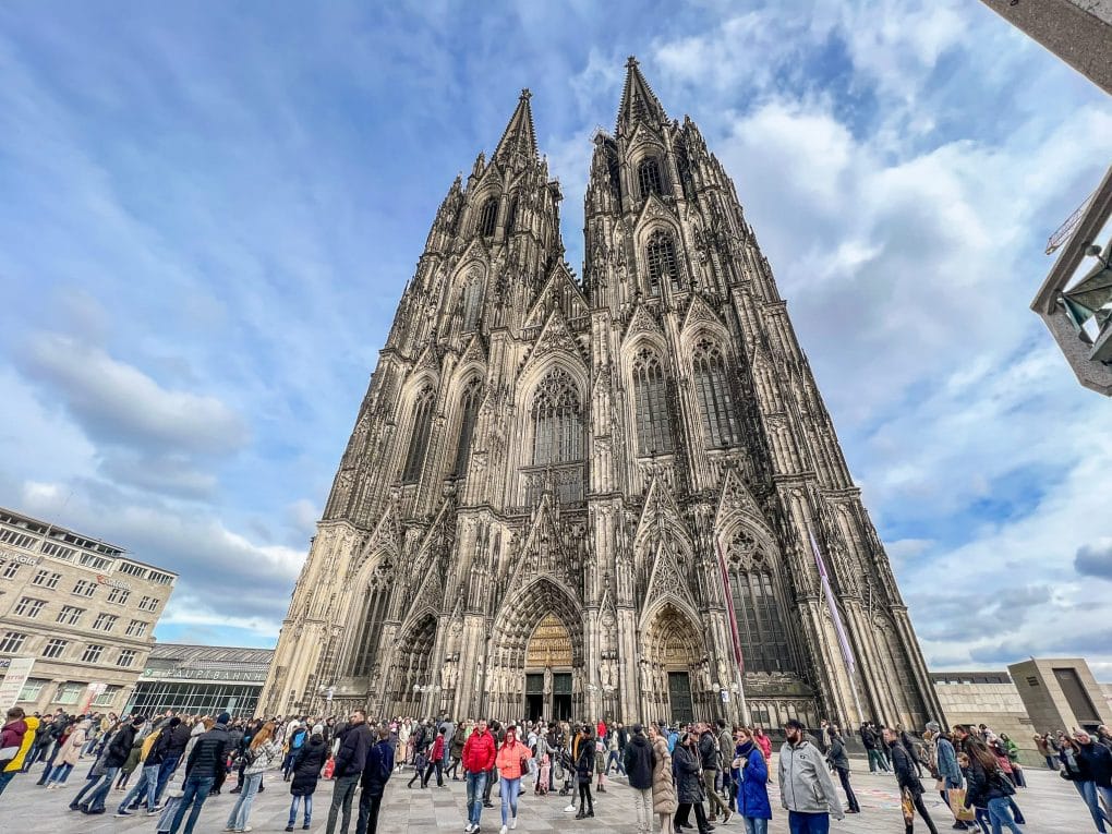 front of cologne cathedral 